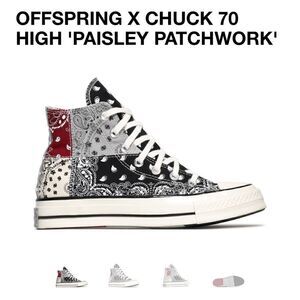 Converse Chuck Taylor All-Star 70s Hi Offspring Paisley Black